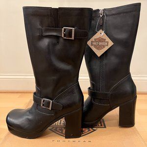 High Heel Boots - Motorcycle